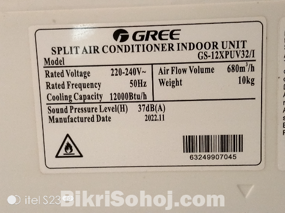 Gree inverter AC (1 ton) for Urgent Sale